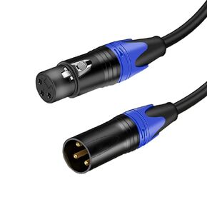6ft XLR Cable - Balanced Mic Cord for Professional Stage Lighting, Instruments, and Recording - DJ Snake Approved