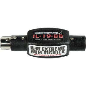 Sescom IL-19-SS Inline Professional Audio Hum Eliminator with Dynamic Structured Shielding