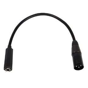 QIANRENON XLR Male to 1/4" Female Balance Cable Adapter TRS 6.35mm to XLR 3 Pin Mono Audio Connect Convert Interconnect Cable 36cm/14.2in