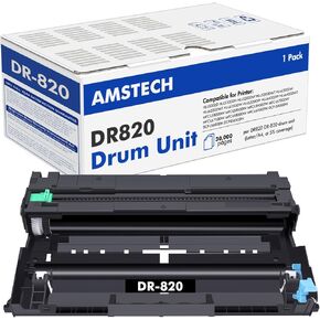 DR820 DR-820 Drum Unit Compatible Replacement for Brother DR820 DR 820 DR-820 for HL-L6200DW MFC-L5850DW MFC-L5900DW HL-L5200DW HL-L5100DN L5850DW L5900DW L5700DW L6200DW, Black, 1-Pack