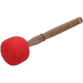 MECCANIXITY Singing Bowl Mallet Strike Wool Red Sound Bowl Drum Stick for Meditation Yoga Relax Middle