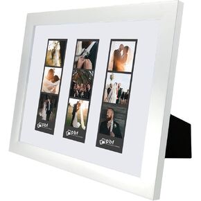إطارات كشك الصور - إطار صور مقاس 8 × 10 مع حصيرة لثلاث صور كشك صور أسود مقاس 8 × 10 إطار كشك صور 3 صور in Kuwait