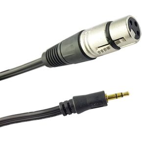 5Feet 3.5mm (1/8 Inch) TRS Stereo Male to XLR Female Cable for iPhone, iPod, Computer, Video Camera and More