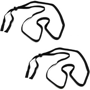 2 Pack Neck Microphone Holder Hands Free Wireless MIC Stand Stay with Adjustable Necklace Strings for Musician Magician Performance Teacher Classroom Singer Stage Magic Tricks