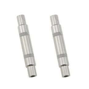 DGZZI 2PCS Guitar Cable Extender 6.35mm TS Mono Coupler Female to Female Adaptor Audio Adaptor Suitable for Extended Guitar and Bass