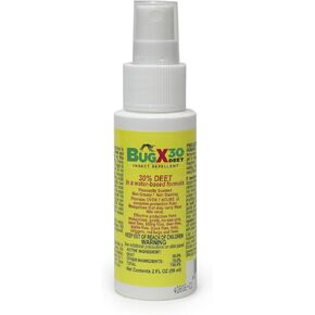 CoreTex Bug X 30 Mosquito, Tick, & Insect Repellent Spray with 30% DEET (2oz. Bottle) - Provides up to 7+ Hours of Protection Against 12 Types of Insects