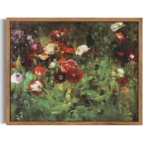 Bluebubble Framed Vintage Flowers Wall Art Prints, Flowers Artwork Large Canvas Wall Art Modern Farmhouse Decor, Botanical Wall Art Painting for Office, Bedroom Office home Decor 8x10inch