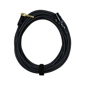 Audio 2000s E20125P1 1/4" TRS Right Angle to XLR Female 25 Ft Cable