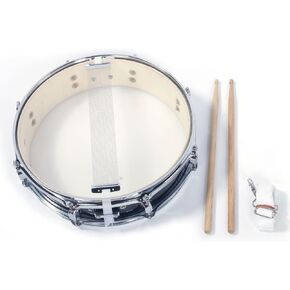 Ktaxon Snare Drum 13'' x 3.5'' Snare Drum Kit, Snare Drum Set for Kids Students with Premium Material, Excellent Sound, Classic Appearance(Black)