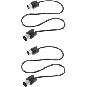 SUPVOX 2pcs Instrument bass Cable Right Angle Electric Drum bass Accessories Sound Card USB keypad Audio Equipment Guitar Audio MIDI Extension Cable Keyboard Cable Controller Portable in Kuwait