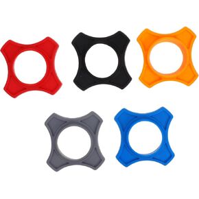 5pcs Wireless Microphone Ring Anti-Rolling Protection Rings Handheld Mic Ring Anti Slip Shockproof Accessories for KTV Karaoke Dance Ball Conference Room