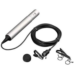 Sony ECM55B Electret Condenser Lavalier Microphone, Black