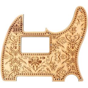 Alnicov 8 Hole Guitar Pickguards Floral Style Humbucker PickGuard Replacement for Fd Standard Telecaster Part