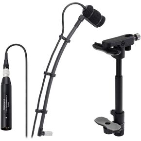 Audio-Technica ATM350GL Cardioid Condenser Instrument Microphone with Guitar Mounting System