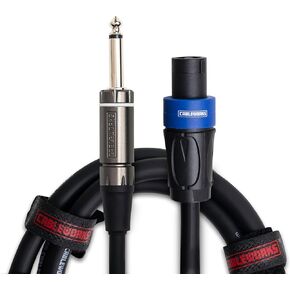 Cableworks By Gator Cases Composer Series Deluxe 3 Foot TS to Twist Lock Connector Speaker Cable; (GCWC-SPK-03-1TL)