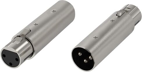 محول كابل ميكروفون Geekria for Creators XLR ذكر إلى XLR أنثى، متوافق مع Shure SM58، SM57، SM7B، MV7، PGA48، Behringer xm8500 Mic Cord Plug (فضي، عبوتان) in Saudi Arabia