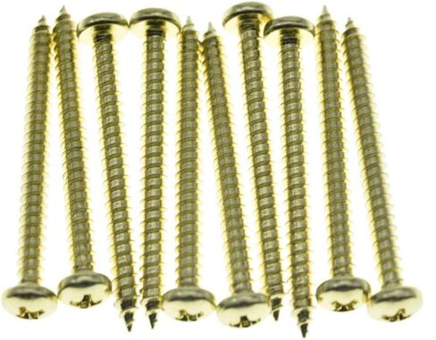 KAISH 10-Pack Phillips Round Head Stainless Steel Tremolo Claw Mounting Screws Trem Bridge Claw Screws for Floyd Rose Original Color in Saudi Arabia