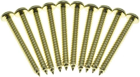 KAISH 10-Pack Phillips Round Head Stainless Steel Tremolo Claw Mounting Screws Trem Bridge Claw Screws for Floyd Rose Original Color in Saudi Arabia