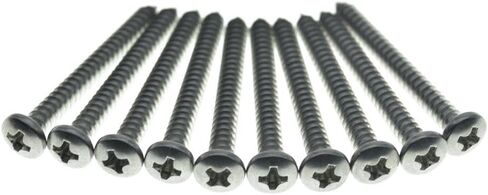 KAISH 10-Pack Phillips Round Head Stainless Steel Tremolo Claw Mounting Screws Trem Bridge Claw Screws for Floyd Rose Original Color in Saudi Arabia