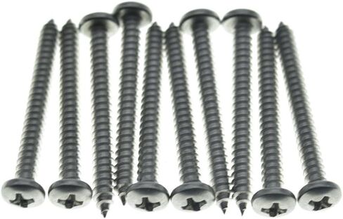 KAISH 10-Pack Phillips Round Head Stainless Steel Tremolo Claw Mounting Screws Trem Bridge Claw Screws for Floyd Rose Original Color in Saudi Arabia