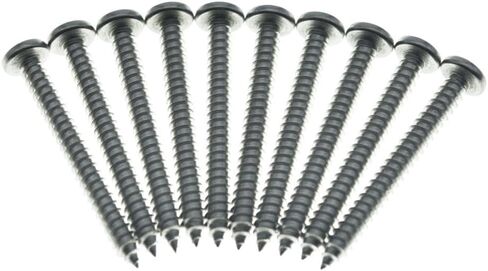 KAISH 10-Pack Phillips Round Head Stainless Steel Tremolo Claw Mounting Screws Trem Bridge Claw Screws for Floyd Rose Original Color in Saudi Arabia