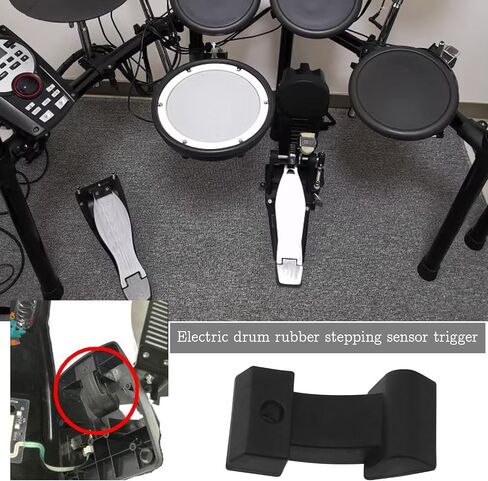 Electronic Drums Actuator Pedal Rubber Pad Compatible With Roland FD-8 TD-1 TD4 TD9 TD11 TD15 TD17 Hi Hat Sensor Trigger Rubber Pad Replacement Part in Saudi Arabia