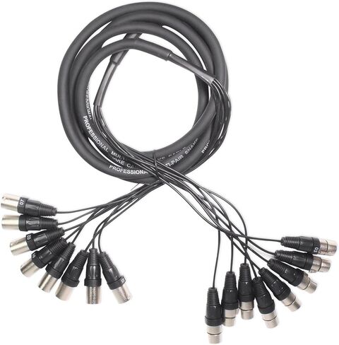 Rockville SX810 8 Channel 10 Foot XLR Snake (Female to Male) in Saudi Arabia