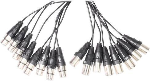 Rockville SX810 8 Channel 10 Foot XLR Snake (Female to Male) in Saudi Arabia