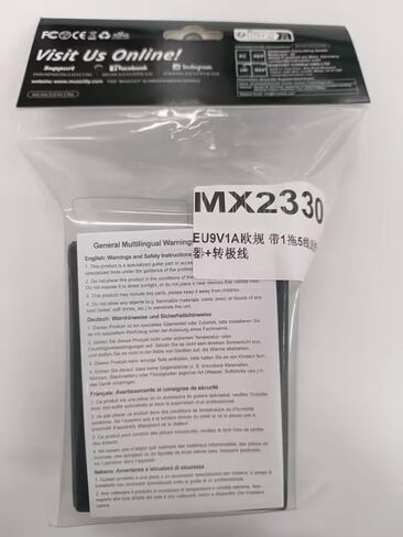 Musiclily Pro UK Standard Guitar محول التيار الكهربائي DC 9V مع كابل سلسلة ديزي 5 طرق وسلك قطبية عكسية لدواسات التأثير in Saudi Arabia