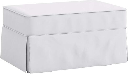 استبدال الغطاء القطني العثماني. يناسب مسند بوتري بارن بي بي كومفورت. غطاء مسند قدم للأريكة من القطن الكثيف (رمادي داكن مريح) in Kuwait