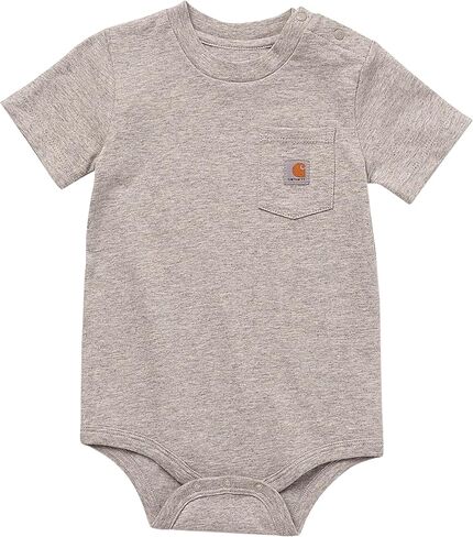 Carhartt Unisex Baby Short-sleeve Bodysuit Pocket T-shirt Onesie in Saudi Arabia