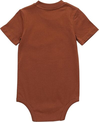 Carhartt Unisex Baby Short-sleeve Bodysuit Pocket T-shirt Onesie in Saudi Arabia