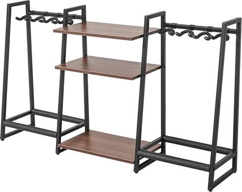 Multi-Guitar and Amp Stand, Guitar Rack for 8 Guitars, Adjustable, Finish Friendly. Guitar Stands Floor in Saudi Arabia
