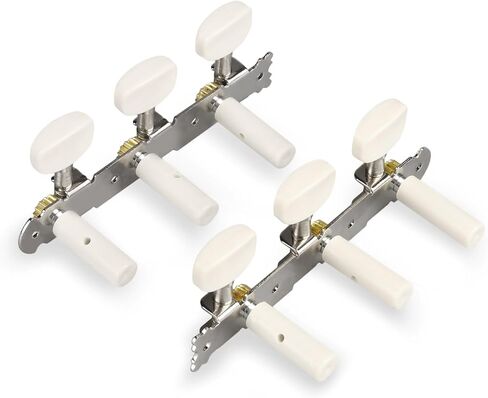 Mr.Power Classical Guitar Tuners 6 Strings Tuning Keys Pegs with Tools Screwdriver, Guitar Accessories for Men Guitarist Musician Music Lover Players (Black Button) in Saudi Arabia