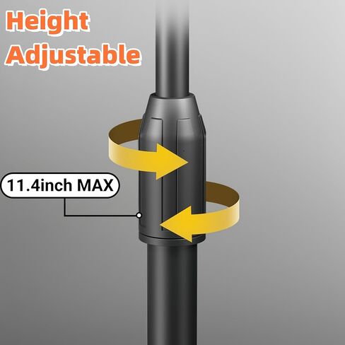 MC-S 【11.4 inch】 Upgraded 2 in 1 Desktop Microphone Stand, Adjustable Mic Stand with Pop Filter, Shock Mount, Microphone Clip, 3/8" to 5/8" Metal Screw Adapter. Phone stand. in Kuwait