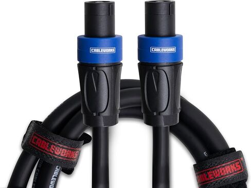 Cableworks By Gator Cases Composer Series Deluxe 3 Foot TS to Twist Lock Connector Speaker Cable; (GCWC-SPK-03-1TL) in Saudi Arabia