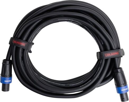 Cableworks By Gator Cases Composer Series Deluxe 3 Foot TS to Twist Lock Connector Speaker Cable; (GCWC-SPK-03-1TL) in Saudi Arabia