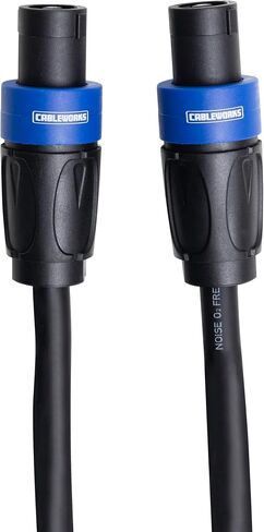 Cableworks By Gator Cases Composer Series Deluxe 3 Foot TS to Twist Lock Connector Speaker Cable; (GCWC-SPK-03-1TL) in Saudi Arabia