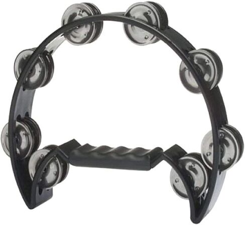 Stagg TAB-2 RD Plastic Cutaway Tambourine with 16 Jingles, Red, inch in Saudi Arabia