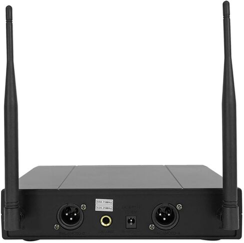 Rockville RWM81U سماعة رأس UHF مزدوجة ونظام ميكروفون لاسلكي للجيتار مع شاشة LCD in Saudi Arabia