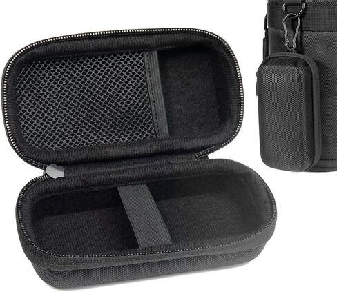 حافظة مسجل الصوت الرقمي لسوني ICDPX370، PX440، PX470، BX140؛ أوليمبوس WS-852، WS-853؛ ميكروفون KIMAFUN 2.4G وXIAOKOA 2.4G اللاسلكي، جيب شبكي في الغطاء، حزام معصم قابل للفصل in Kuwait