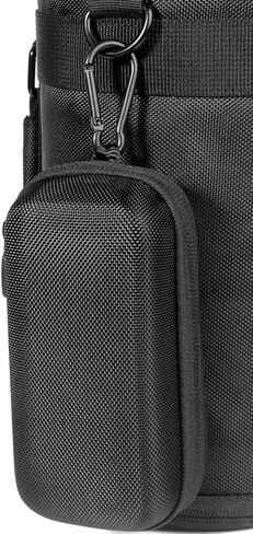 حافظة مسجل الصوت الرقمي لسوني ICDPX370، PX440، PX470، BX140؛ أوليمبوس WS-852، WS-853؛ ميكروفون KIMAFUN 2.4G وXIAOKOA 2.4G اللاسلكي، جيب شبكي في الغطاء، حزام معصم قابل للفصل in Kuwait