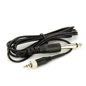 3.5mm Screw Lock Stereo 1/8" to 6.35mm 1/4" Jack Guitar Audio Cable Instrument Cord for Sennheiser Wireless SK EK 100 300 500 G3…
