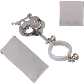 Silver Clarinet Clamp-On Holder Lyre Musical Sheet Clip Lyre Replacement Parts