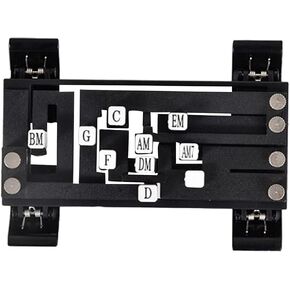 Guitar Aid Chords Trainer Guitar Learning System Classical Guitar Chords Tool Part Practical Teaching for Friends Beginners, Black