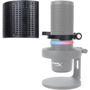 SUNMON HyperX Duo Cast Pop Filter Compatible with HyperX DuoCast Microphone - Mic Foam Windscreens Noise Reduction, Improved Sound Quality, Microphone Pop Filter for Hyper x DuoCast