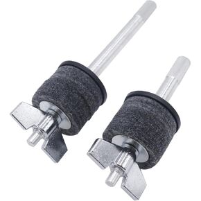 CashBeat Cymbal Stacker Set, 4" & 5.7" Stackers with 8mm Thread, Percussion Instrument Accessories, Wing Nut Included, Perfect for Drummers & Percussionists