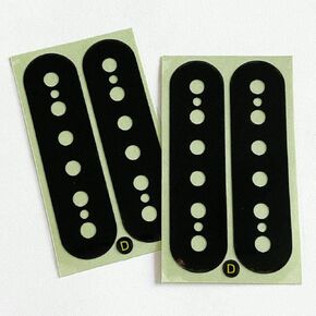 Pickup Stickers for Humbucker // DiMarzio DP100 - Cream