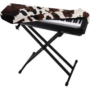 Purple Flower Piano Music Keyboard Dirt Proof Cover Piano Keyboard Dust Cover Anti-Scratch Electronic Keyboard Cover Must Have Piano Accessories, 88 Keys
