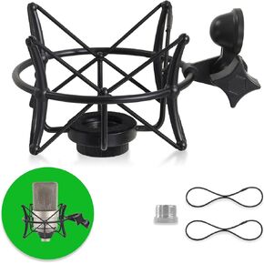 Microphone Shock Mount for Condenser Microphones, Compatible with Neumann TLM 103/102, M147/149, and More